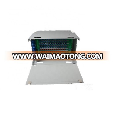 FTTH outdoor 24 Port Optical Distribution Frame Rack Mount FiberODF with Price 24/36/48/72/96/144 Port Rack Mount