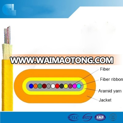 Flat shape 2-12 cores Good Price Optical Fiber ribbon Cable